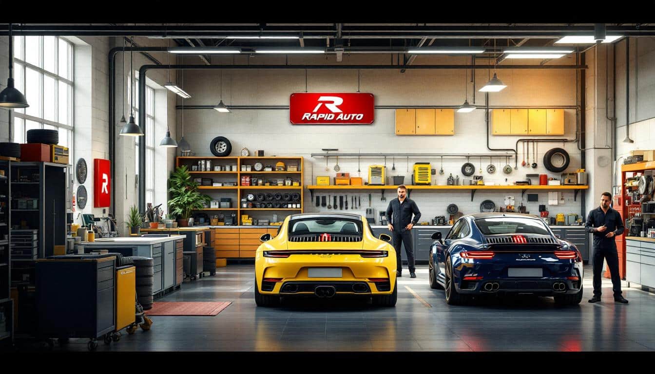 rapid auto, votre garage multimarques de confiance, propose des services d'entretien et réparation ainsi qu'un large choix de pièces détachées automobiles pour tous types de véhicules.
