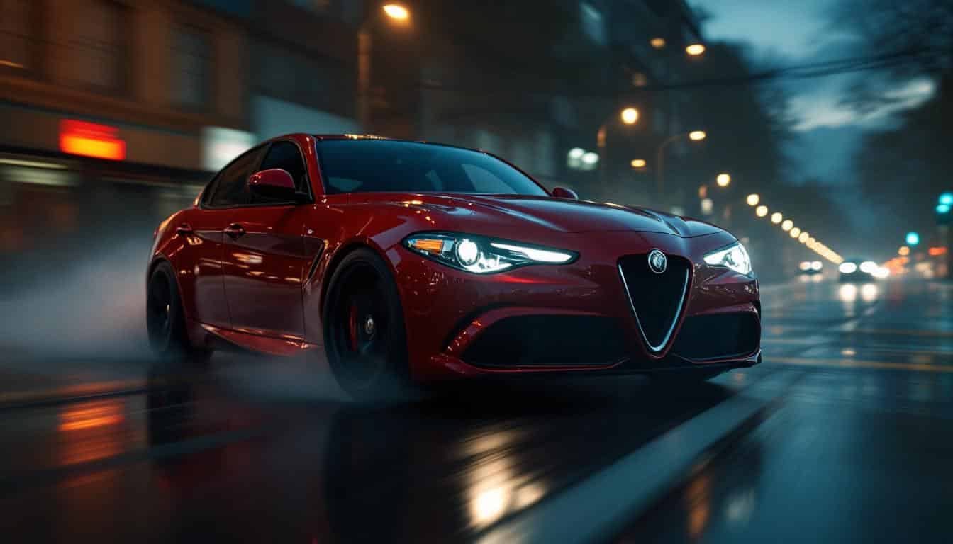 découvrez l'alfa romeo 6 underground avec la giulia quadrifoglio en vedette, la star électrisante du nouveau film netflix alliant puissance et style italien.