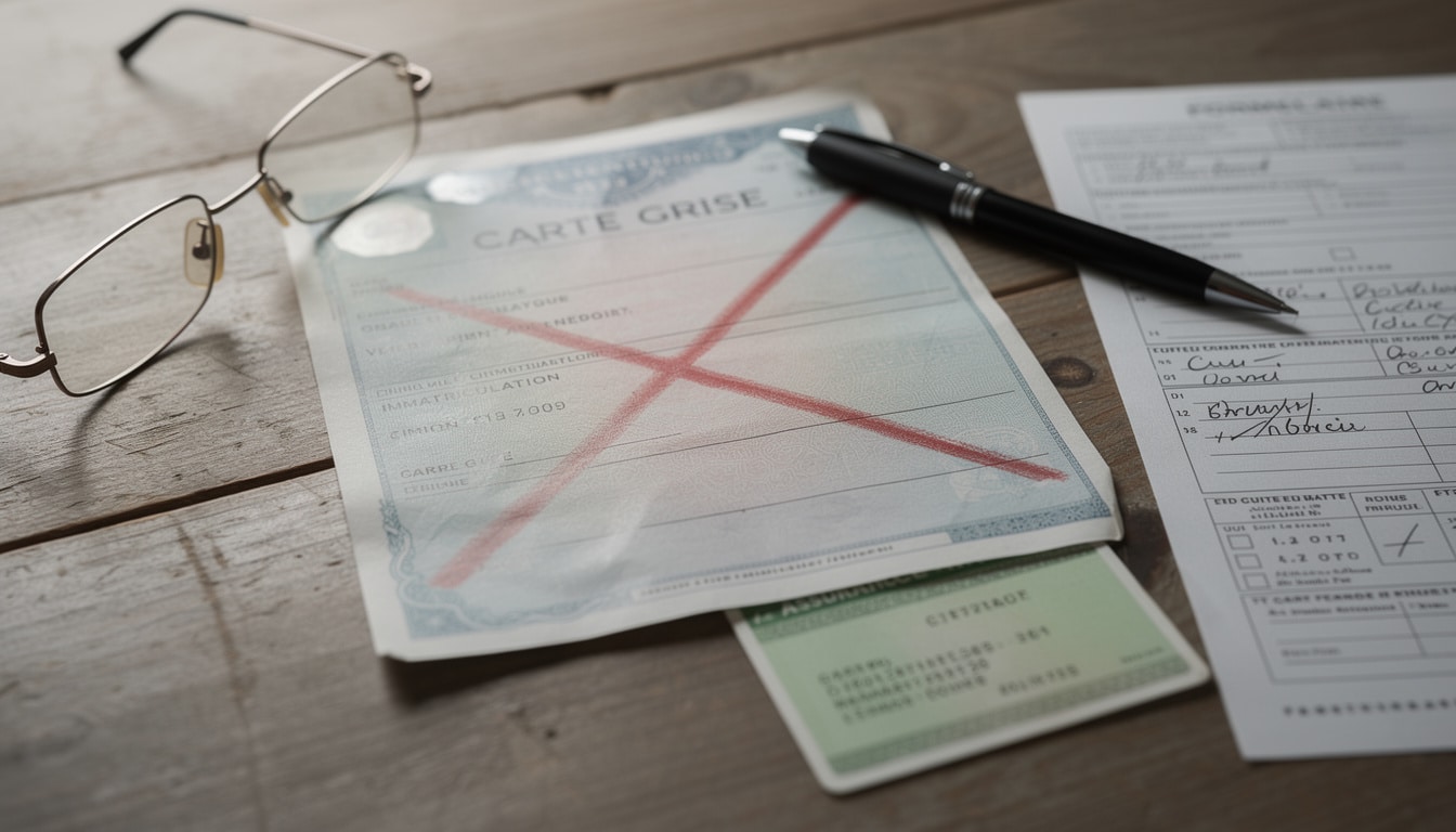 découvrez les conséquences et les démarches à suivre en cas de carte grise barrée non signée pour éviter tout litige lors de la vente ou du transfert de véhicule.