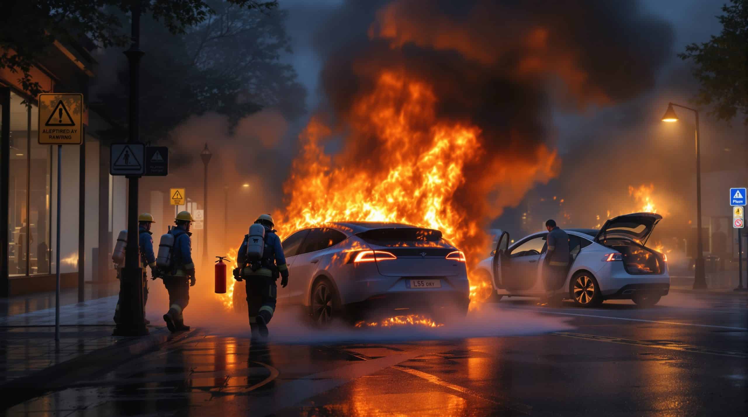 découvrez les risques, causes et mesures de prévention des incendies liés aux voitures électriques pour une meilleure sécurité.
