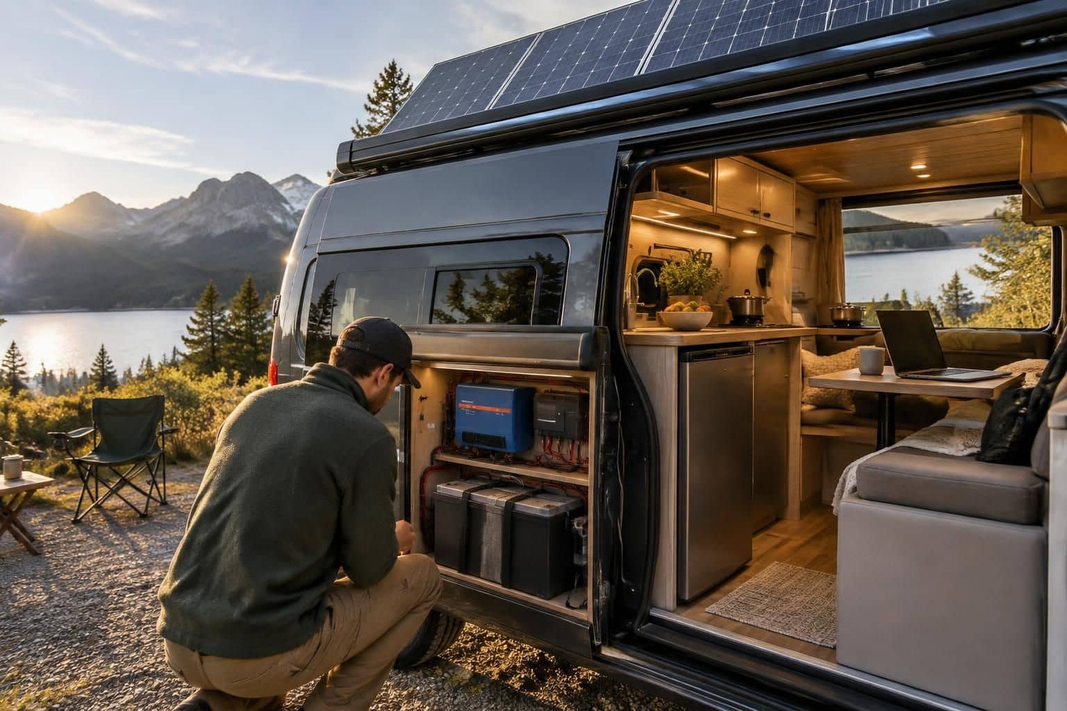 découvrez comment dimensionner l’énergie à bord de votre van aménagé ou camping-car pour alimenter vos équipements et voyager sereinement.